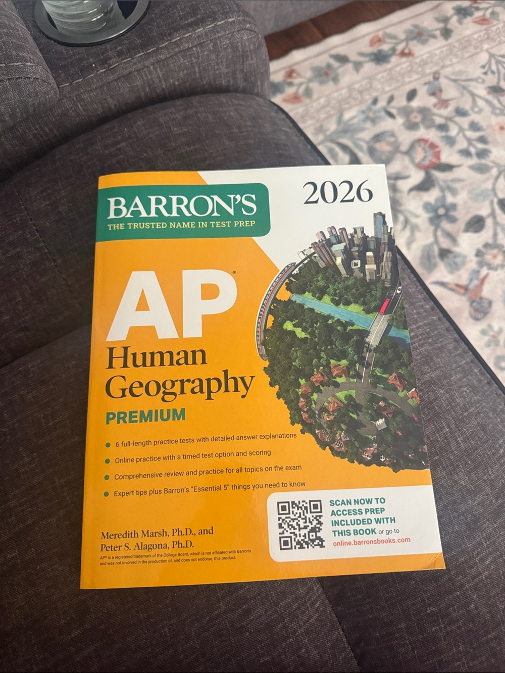 Barron's AP Human Geography Premium 2026 - Yellow